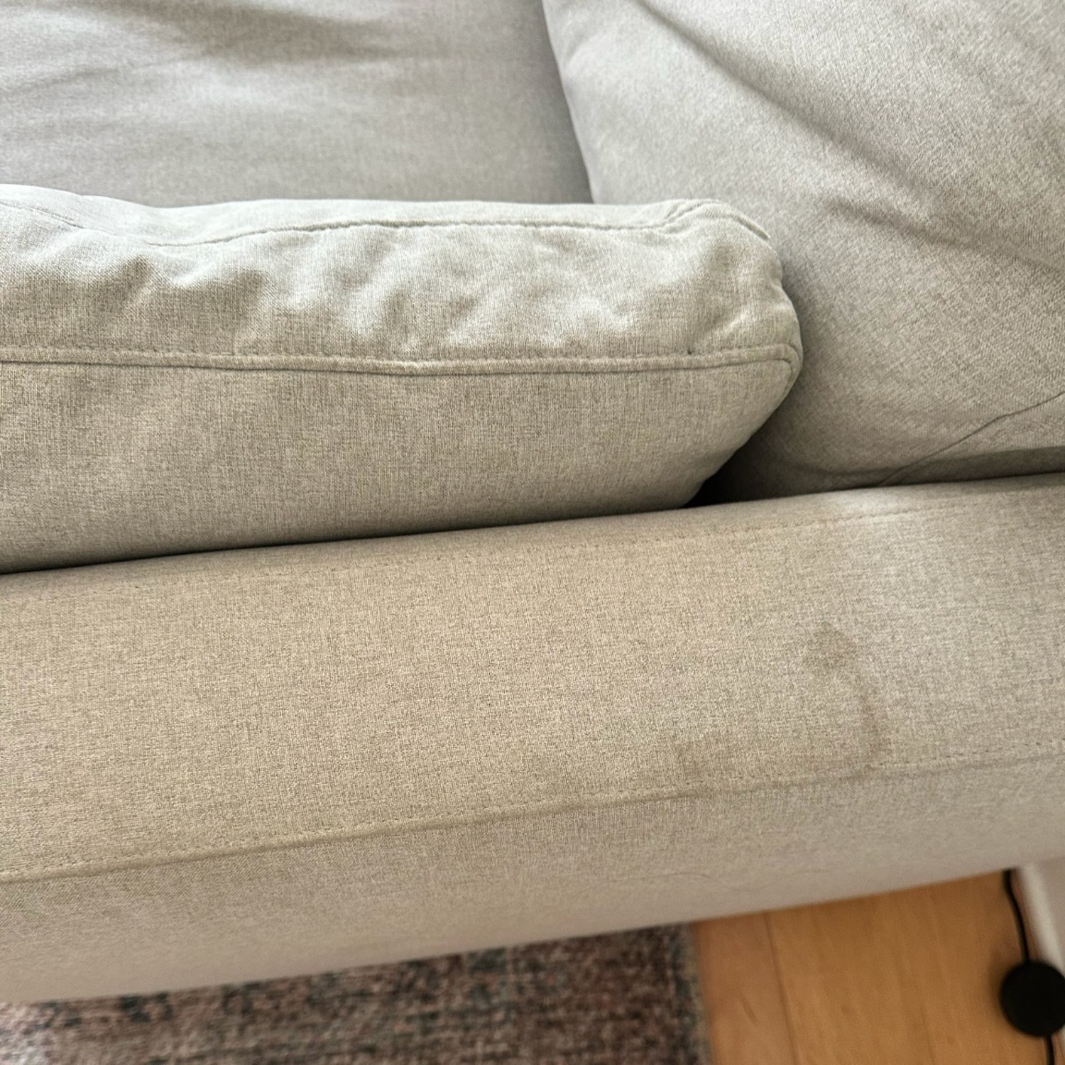 Interior Define Light Gray 2 Piece Sectional - image-4