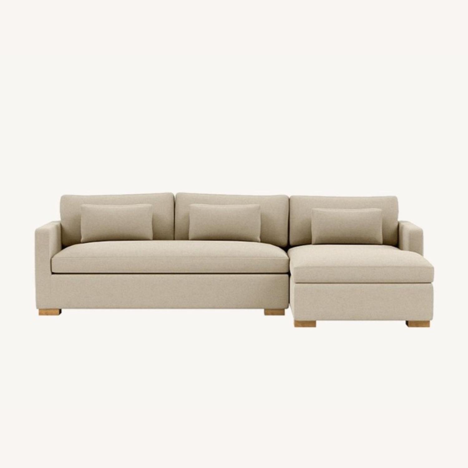 Interior Define Light Gray 2 Piece Sectional - image-5