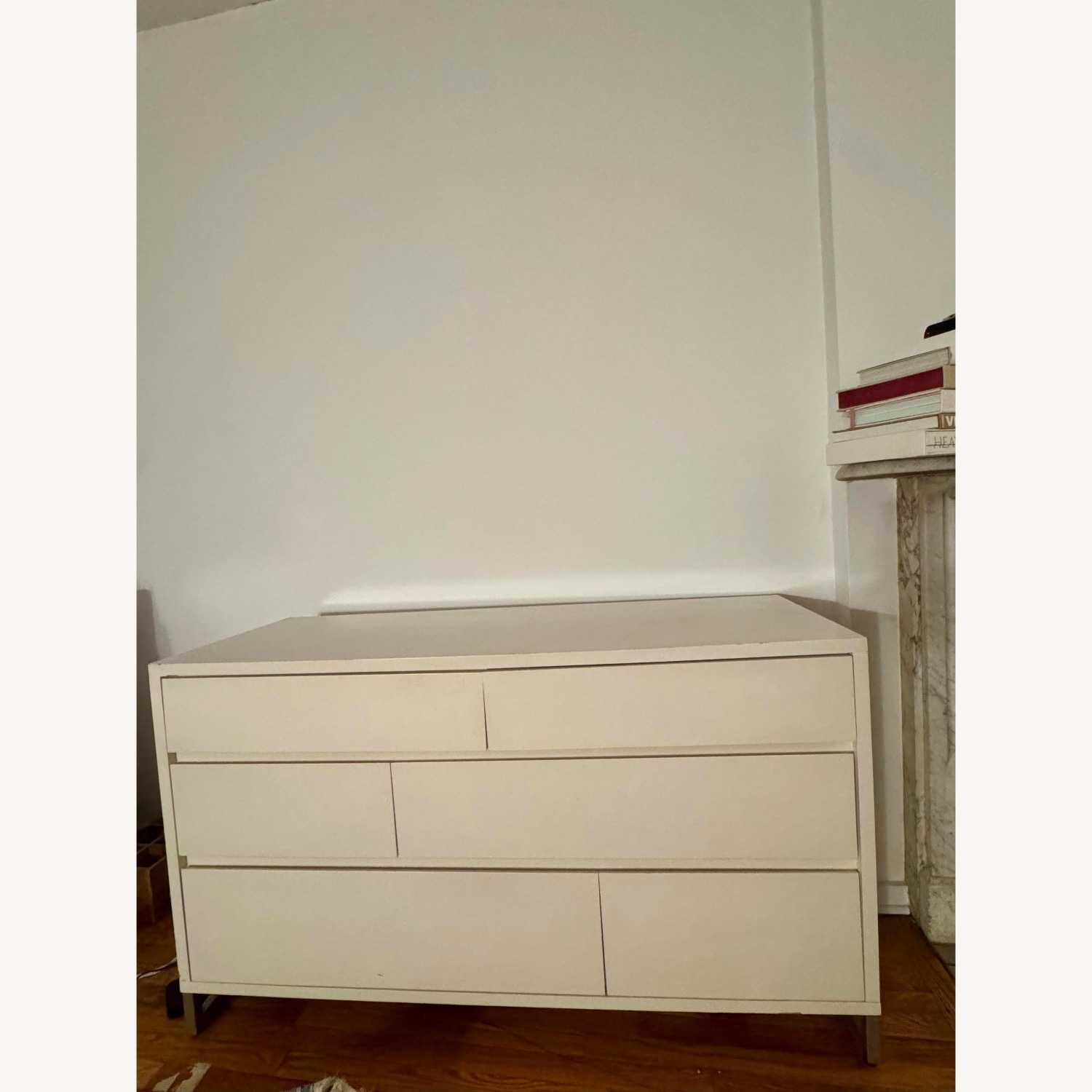 West Elm Emilia White Lacquer Dresser (6 Drawers) - image-2