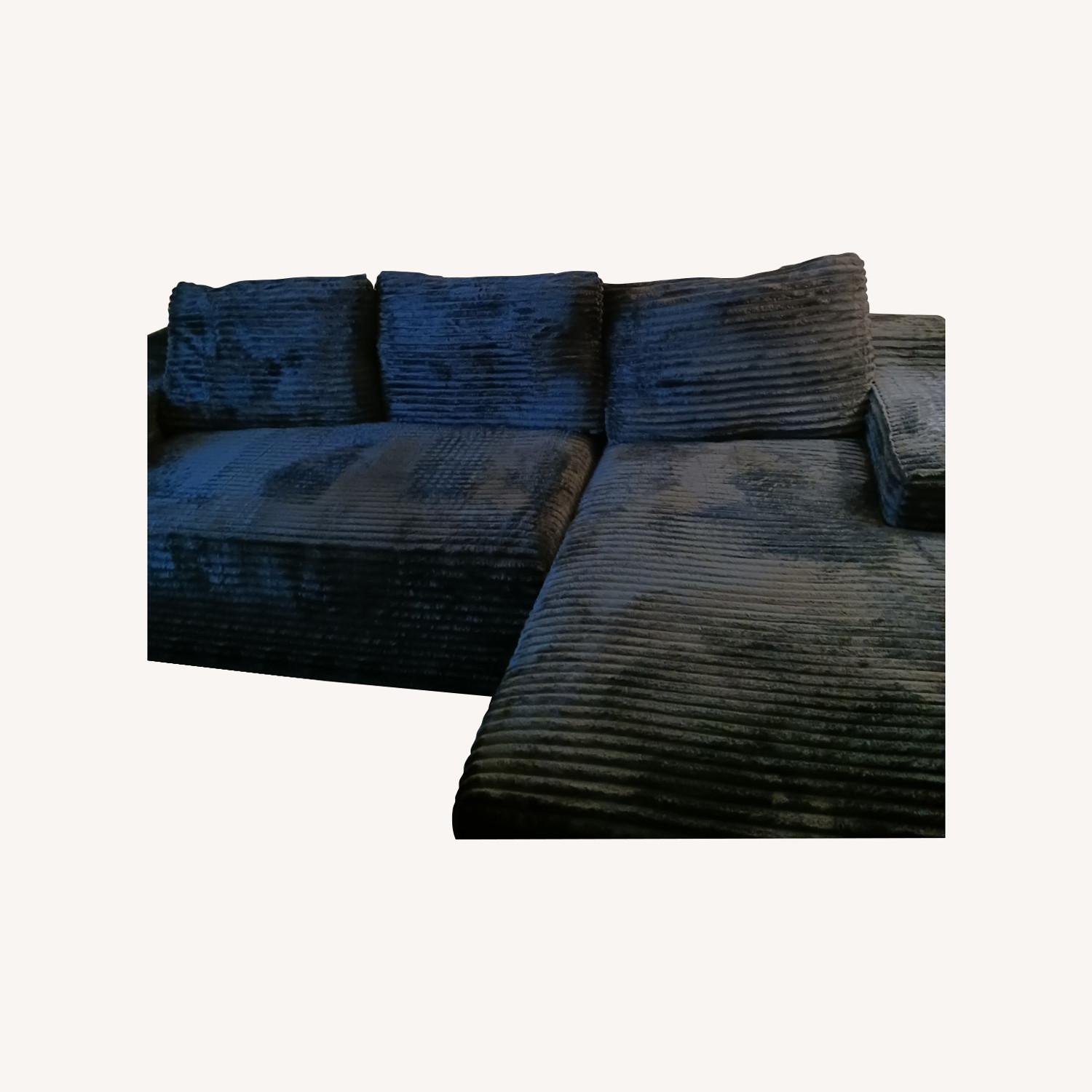 Dark Gray 2 Piece Sectional - image-0
