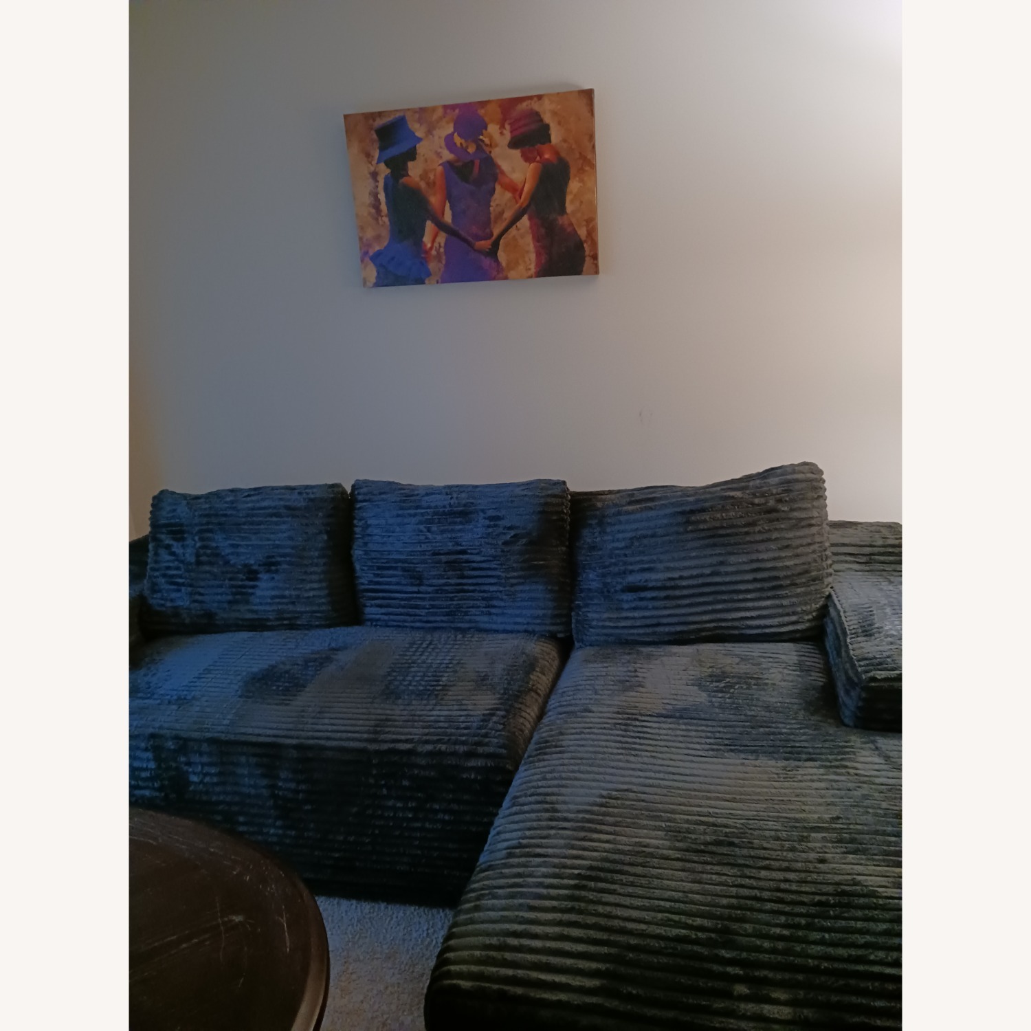 Dark Gray 2 Piece Sectional - image-2