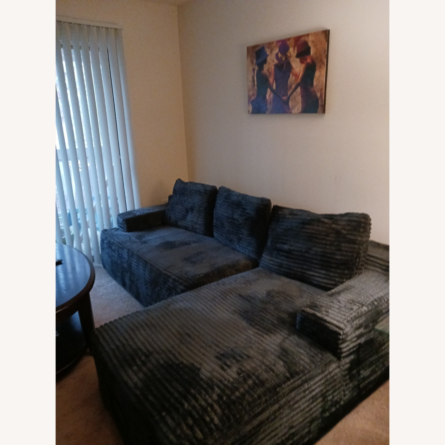 Dark Gray 2 Piece Sectional - image-3