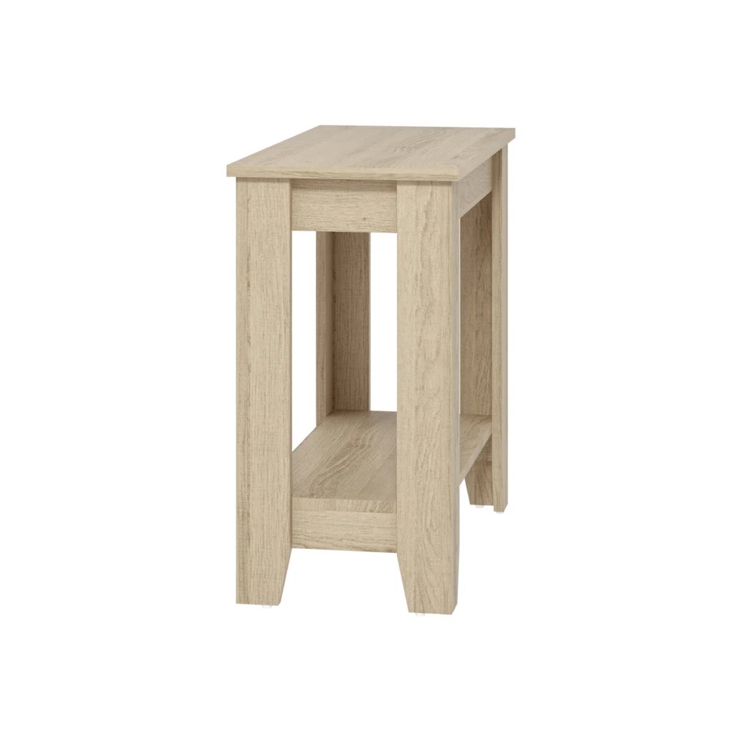 Natural Side Table With Storage  - image-6
