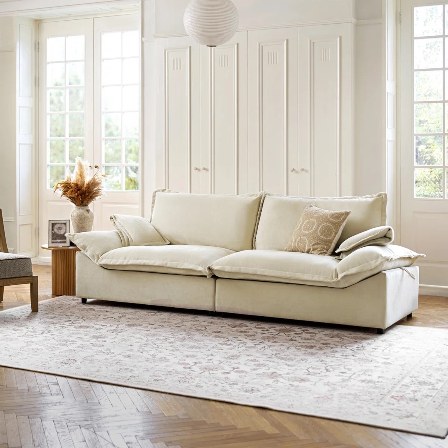 Home Depot Natural 2 Seater Sofa - image-1