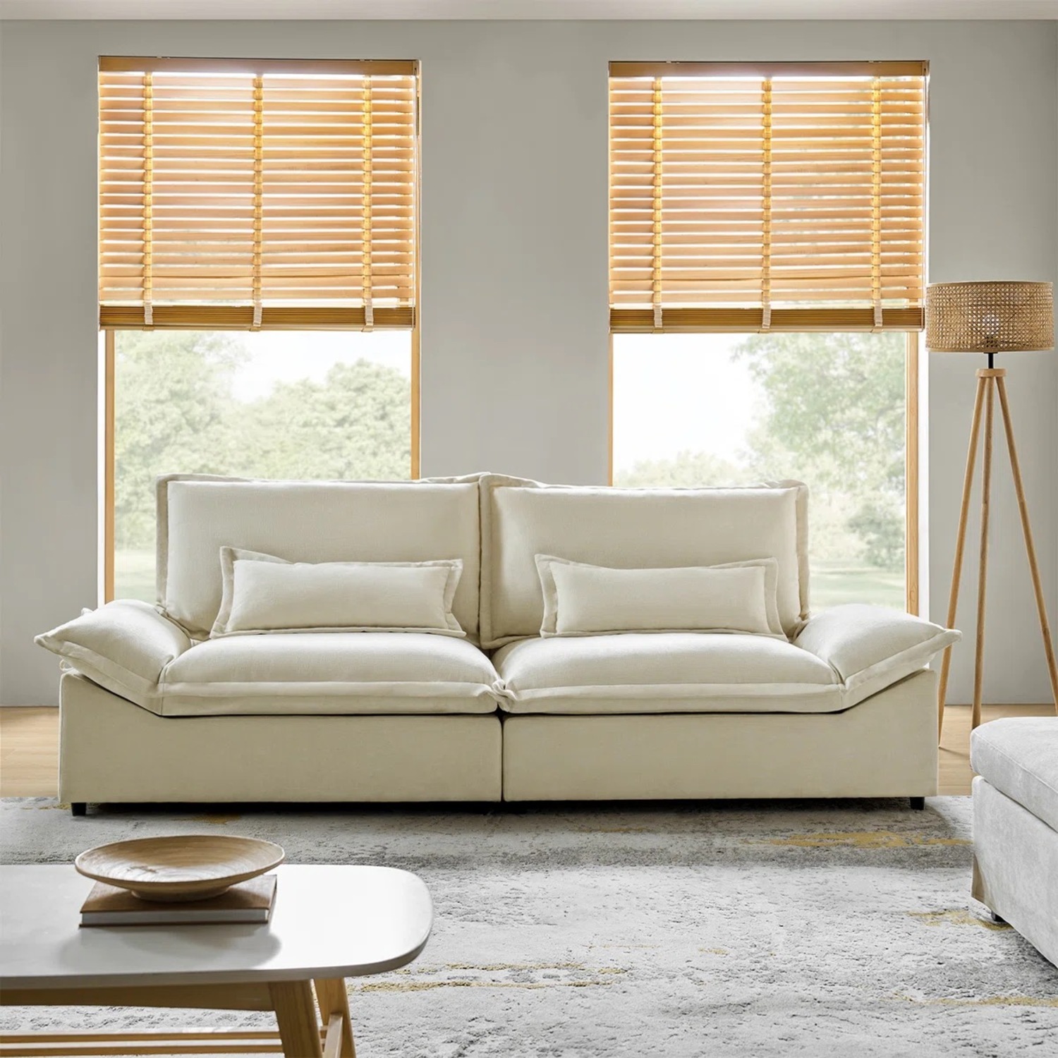 Home Depot Natural 2 Seater Sofa - image-2