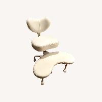 Pipersong Pro White Faux Leather Office Chair
