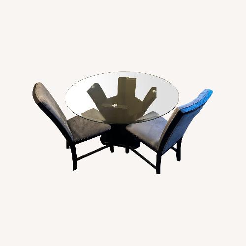 Used Bob's Discount Furniture Cosmopolitan Black Wood Dining Sets for sale on AptDeco