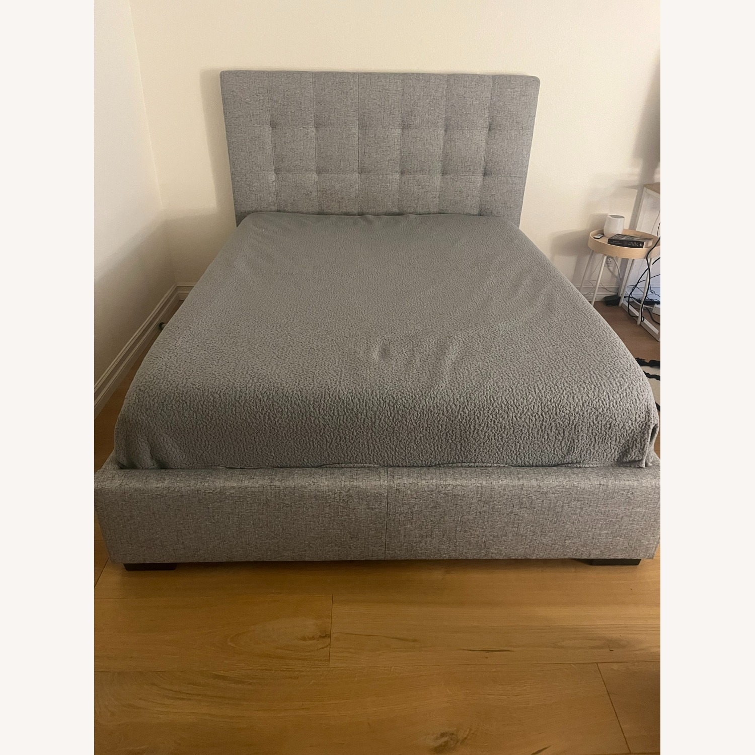 Joss & Main Light Gray Queen Storage Bed - image-1