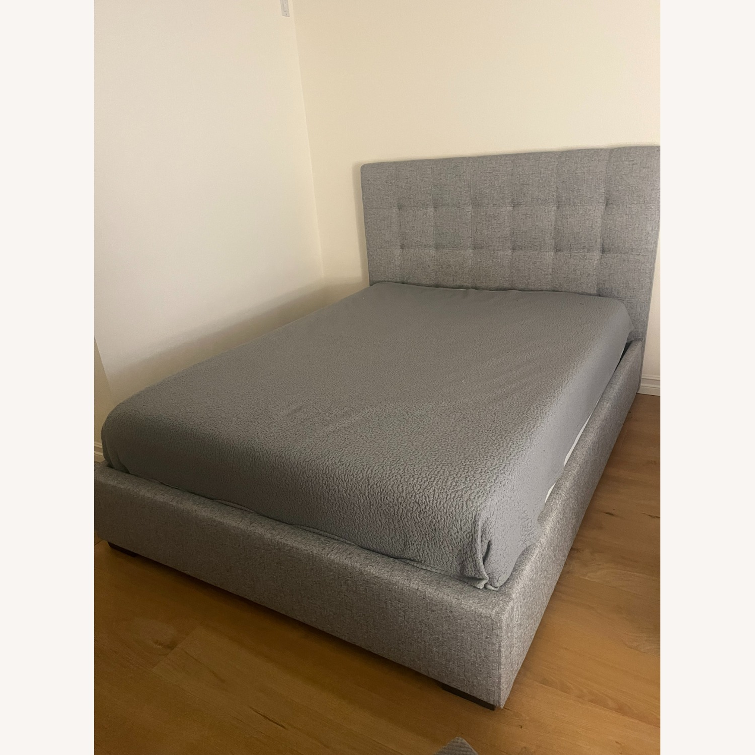 Joss & Main Light Gray Queen Storage Bed - image-3