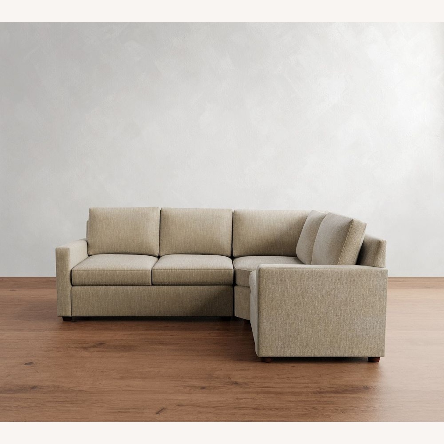 Pottery Barn Cameron Light Brown 2 Piece Sectional - image-9