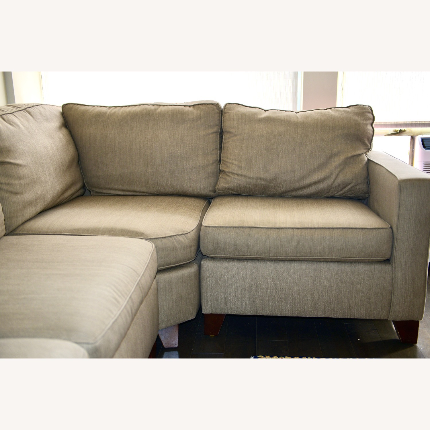 Pottery Barn Cameron Light Brown 2 Piece Sectional - image-5