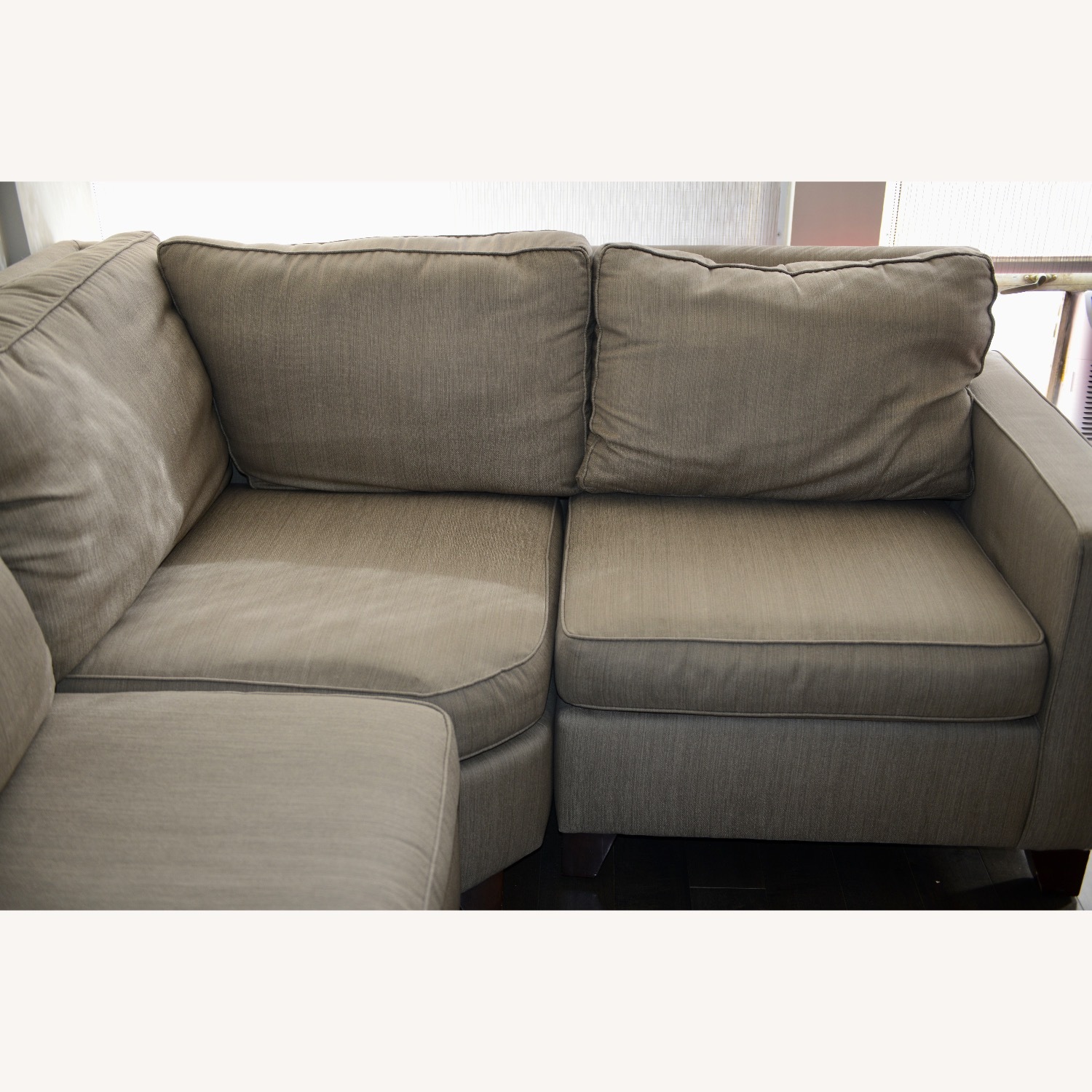 Pottery Barn Cameron Light Brown 2 Piece Sectional - image-6