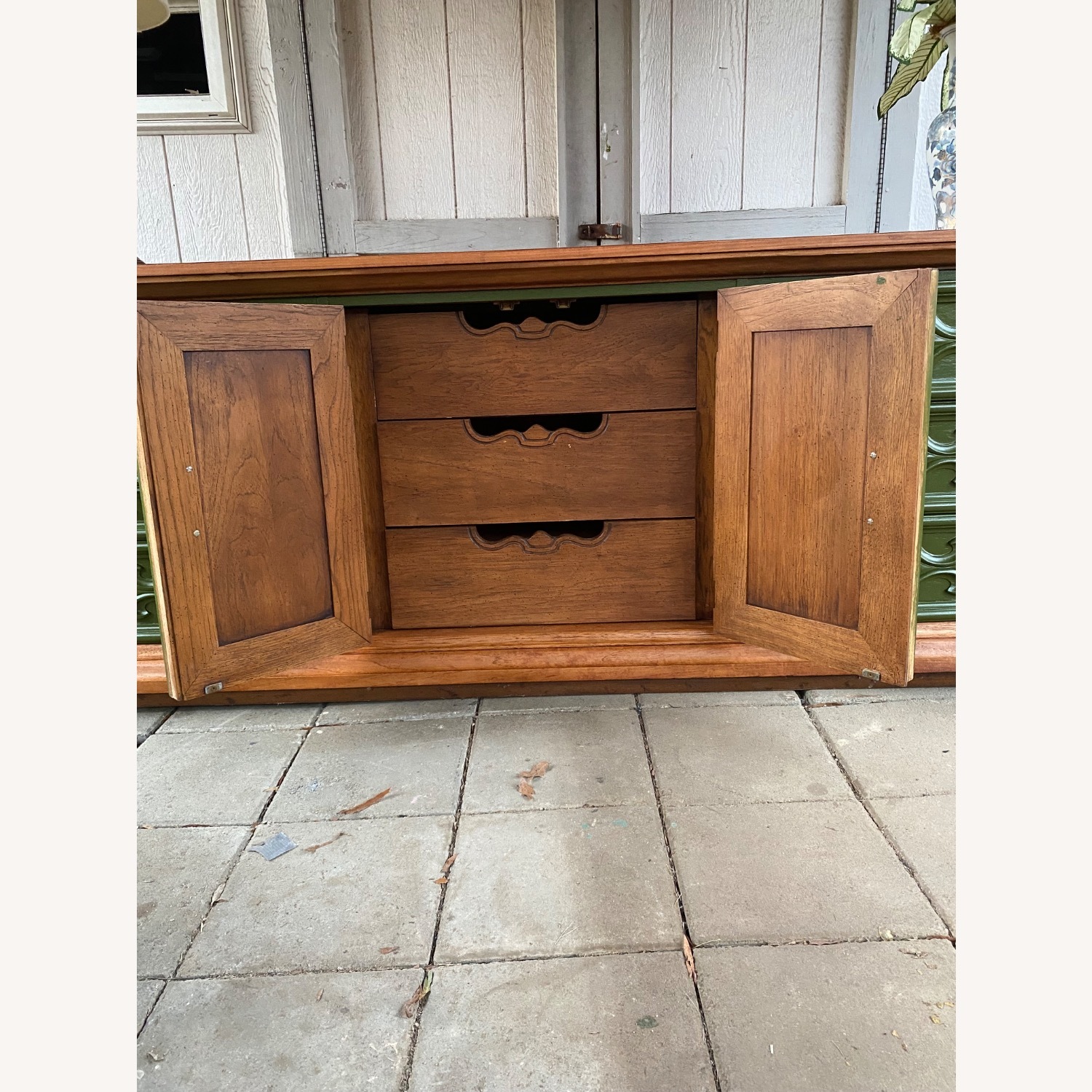 Drexel Valero Green Wood Dresser - image-4