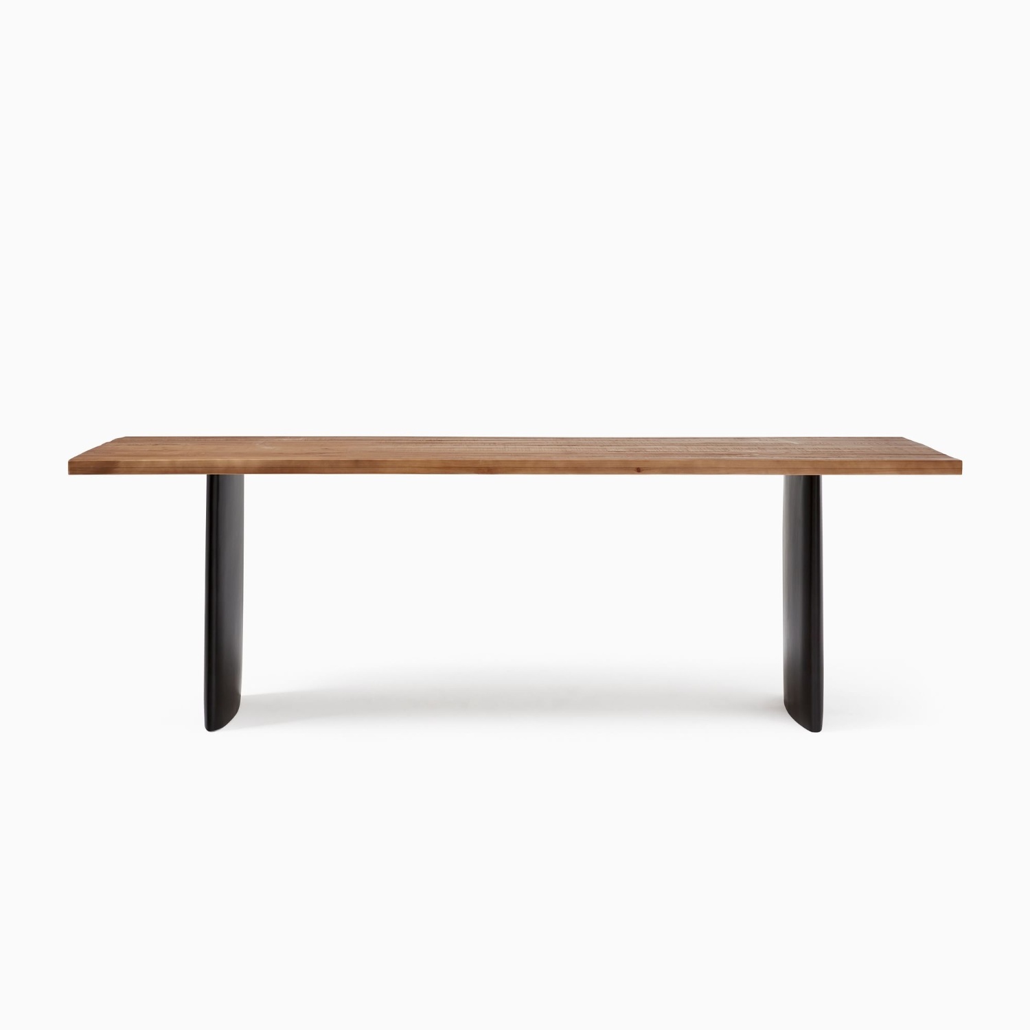 West Elm Dark Brown Wood Dining Table - image-4