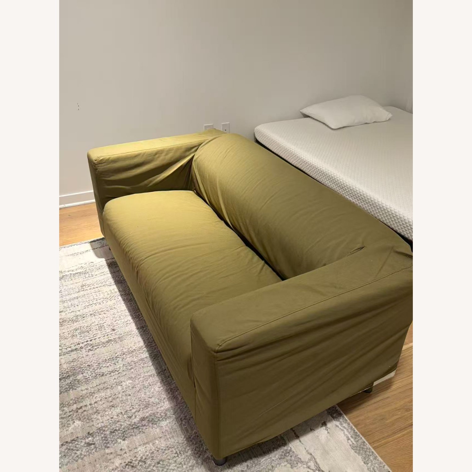 IKEA Klippan Green Fabric 2 Seater Sofa - image-1