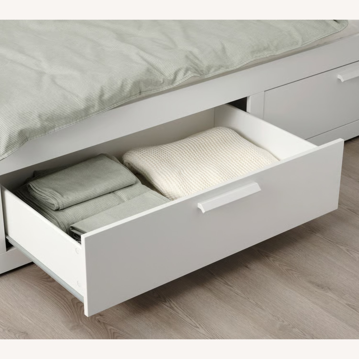 IKEA BRIMNES Daybed Frame with 2 Drawers White - image-4