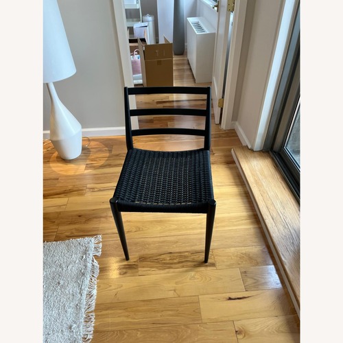 Used West Elm Holland Dining Chair Black Dining Chairs for sale on AptDeco