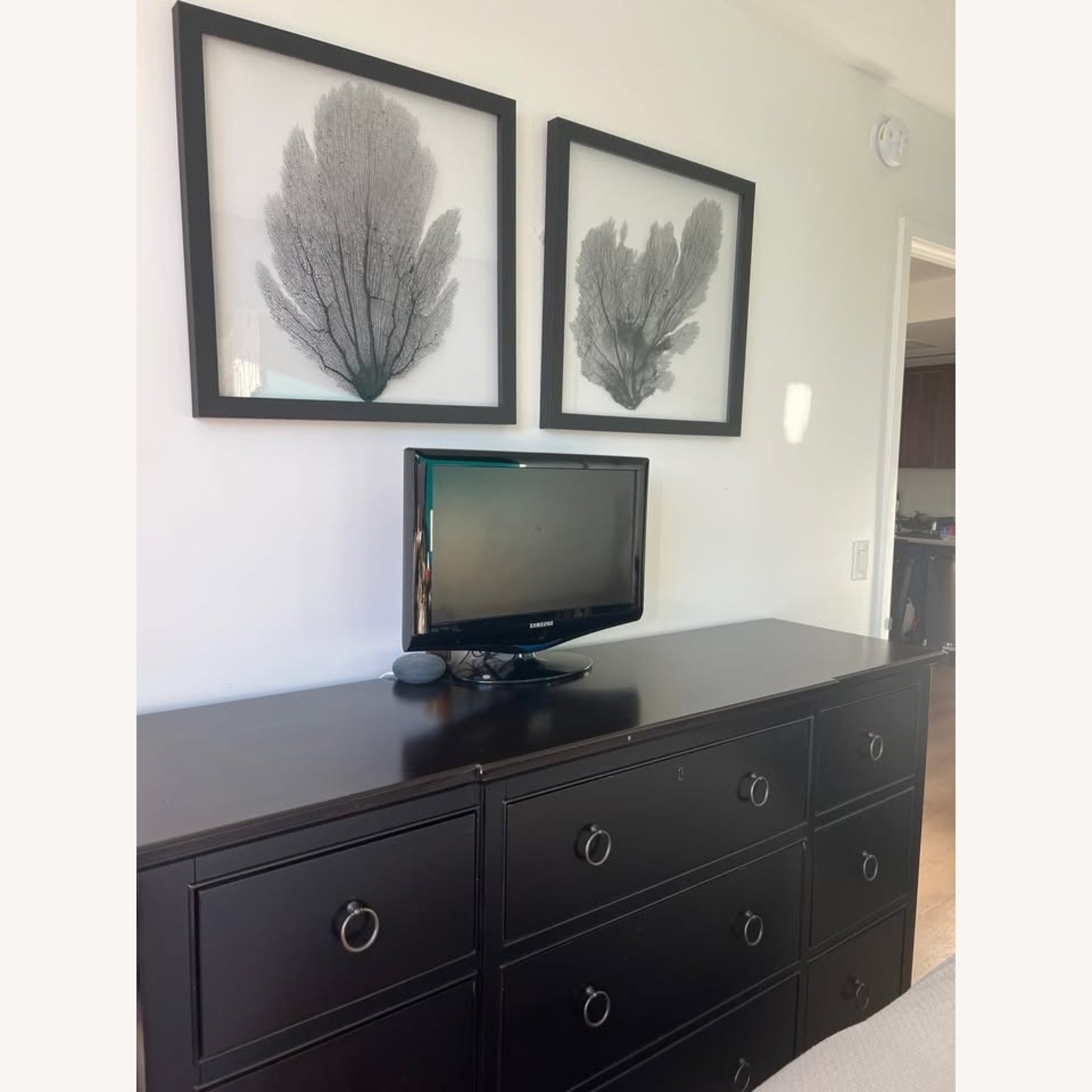 Universal Furniture Black Wood Dresser - image-2