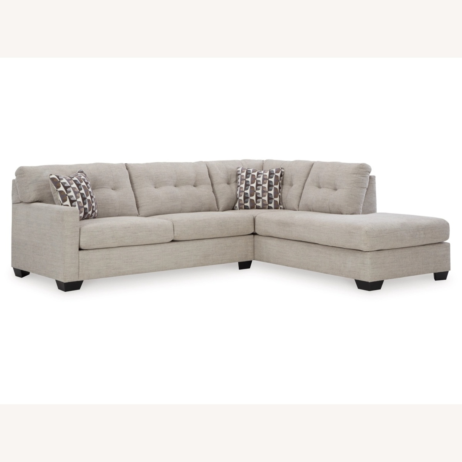 Ashley Gray Sectional Sleeper Sofa - image-4