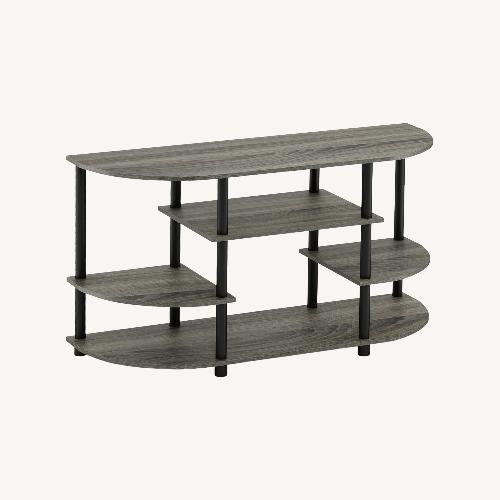 Used Furinno Dark Gray Wood Coffee Table for sale on AptDeco