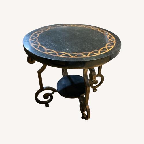 Used Bernhardt Connery Round Side Table for sale on AptDeco