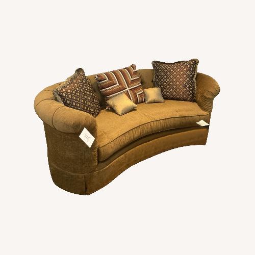Used Custom Curved Sofa  for sale on AptDeco