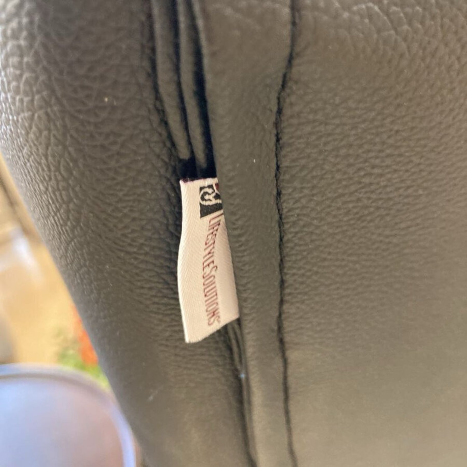 Folding Faux Leather Futon Sofa Furniture - image-8