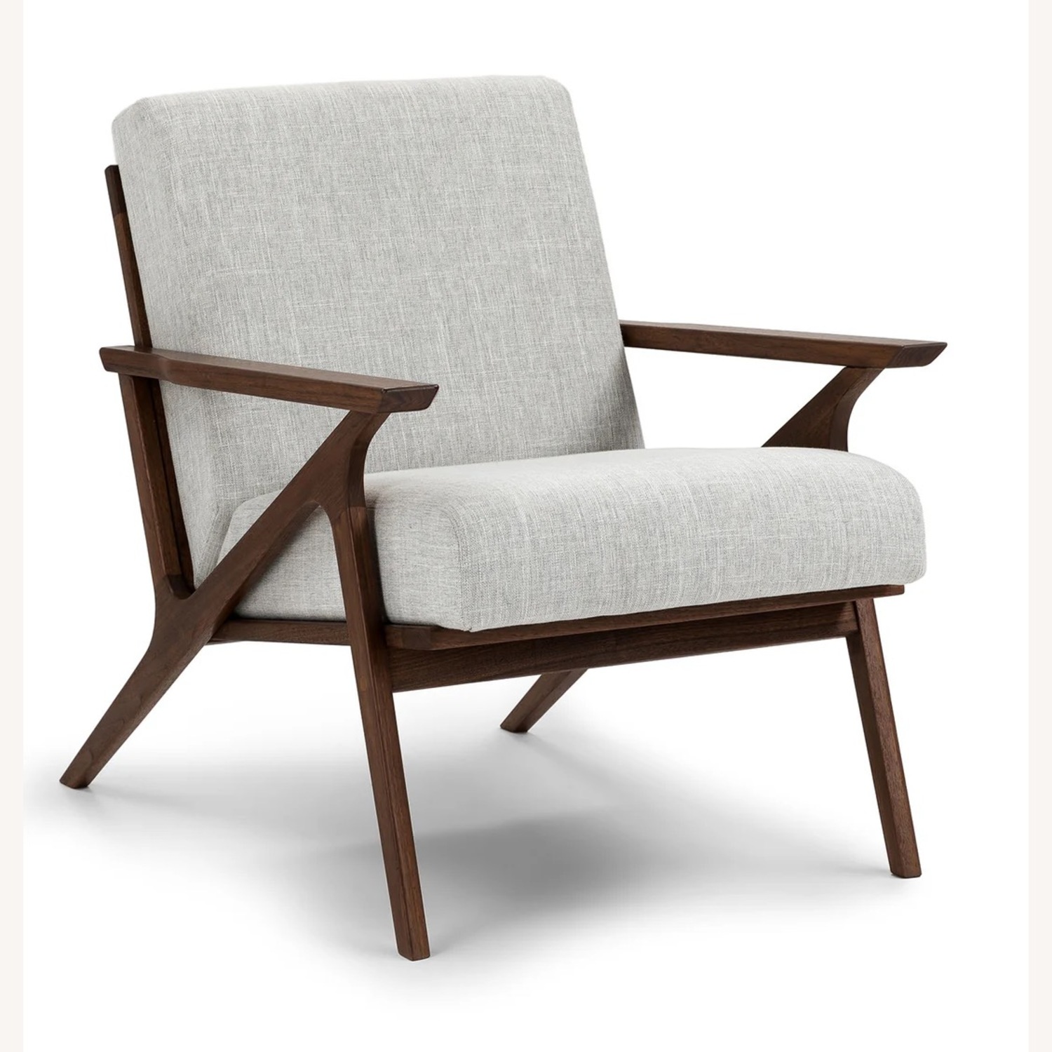 Article Otio Dark Brown Fabric Accent Chair - image-1