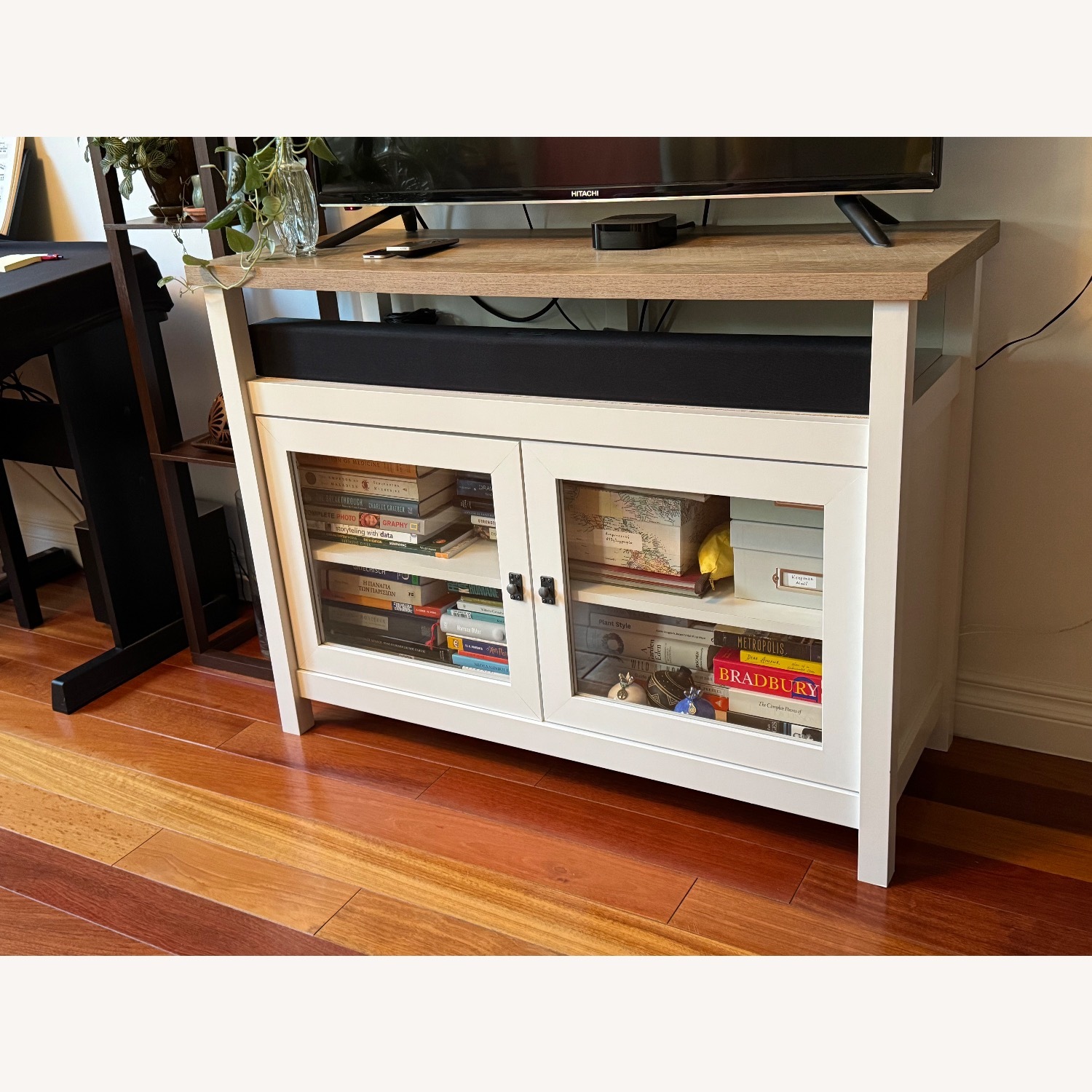 Wayfair White Wood Media Storage - image-1