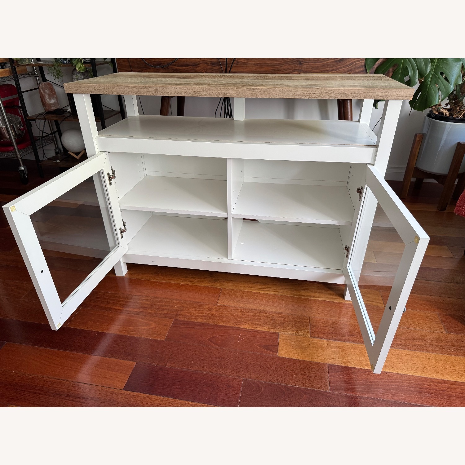 Wayfair White Wood Media Storage - image-2