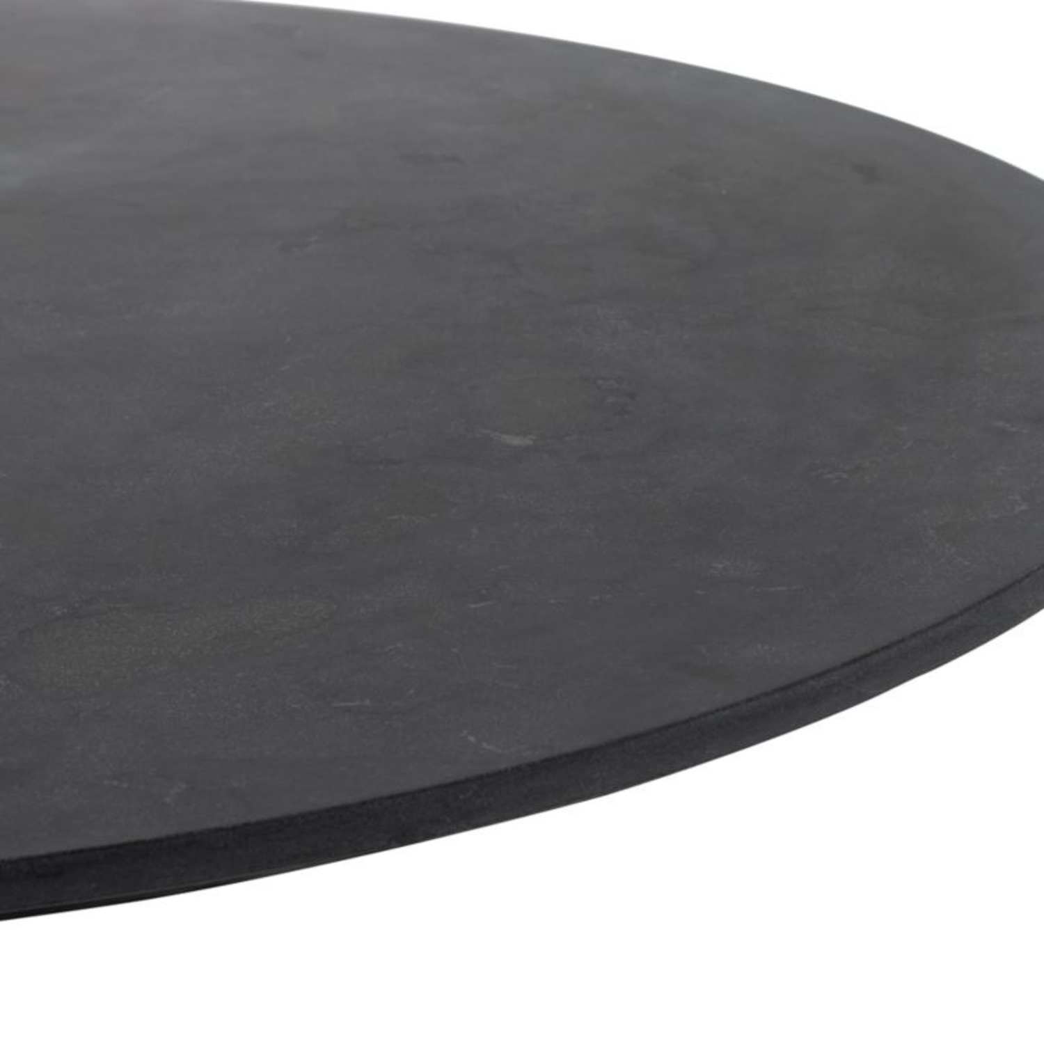 Crate & Barrel Black Stone Dining Table - image-11