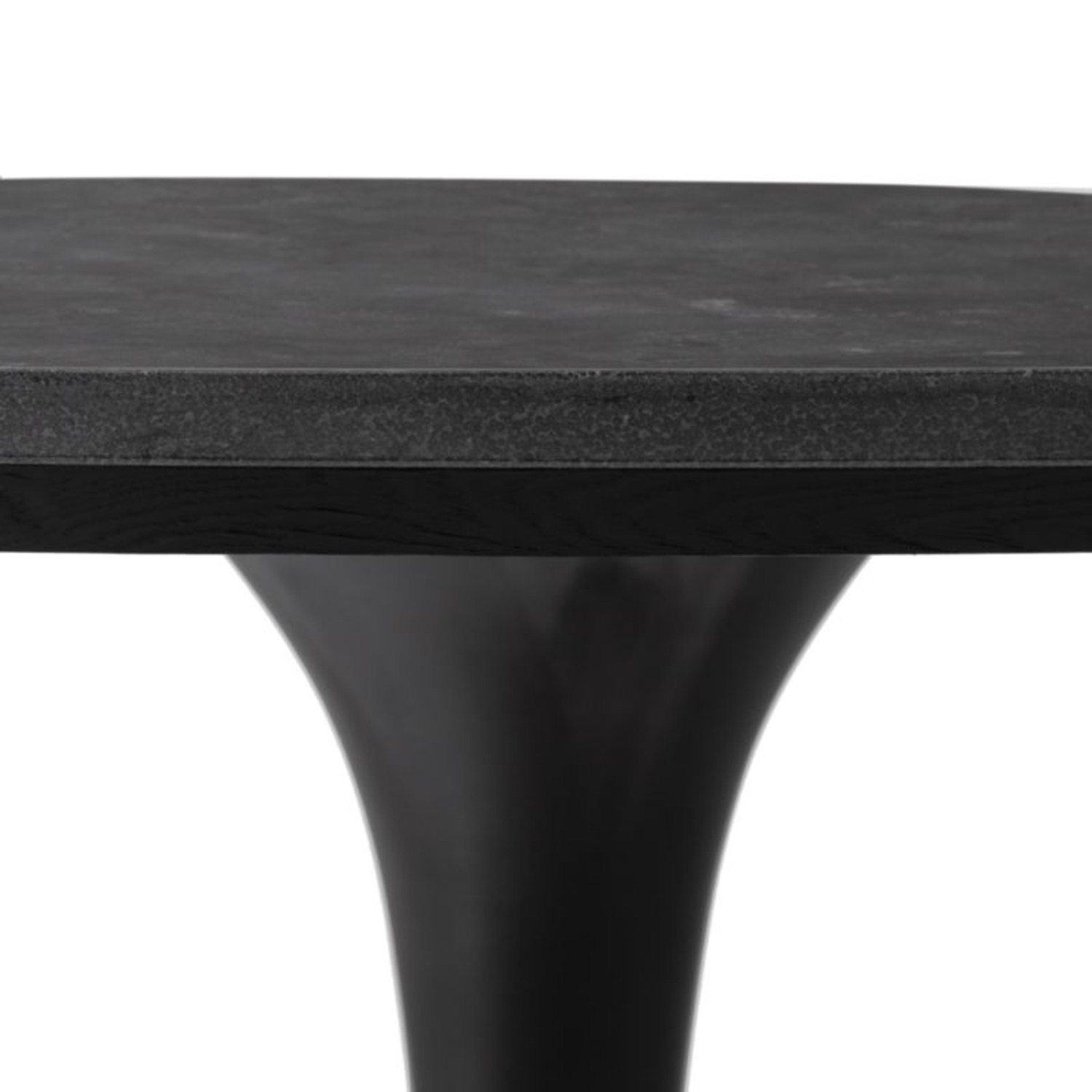 Crate & Barrel Black Stone Dining Table - image-10