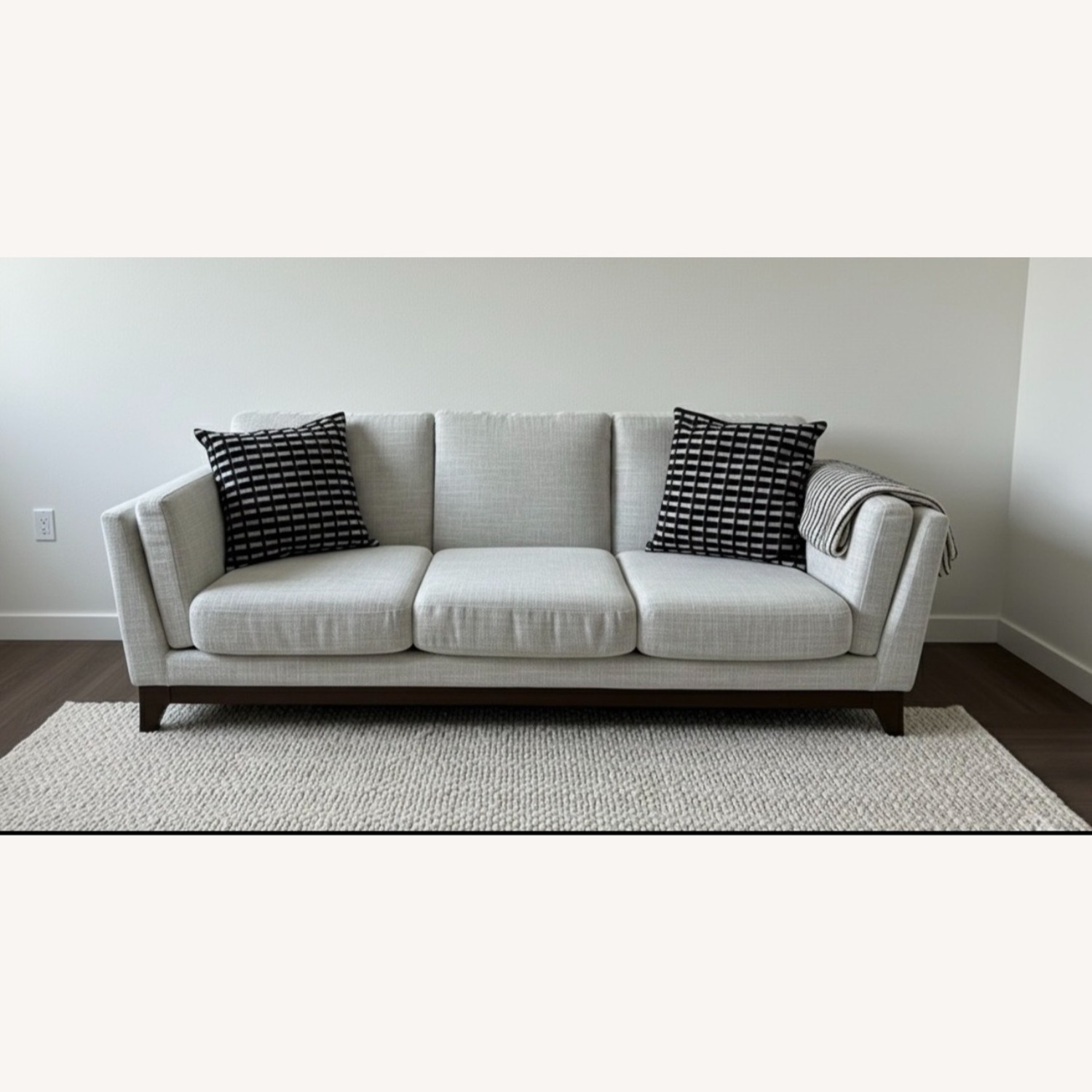 Article Ceni Light Gray Fabric 3+ Seater Sofa - image-1