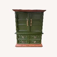 Drexel Valero Green Wood Dresser