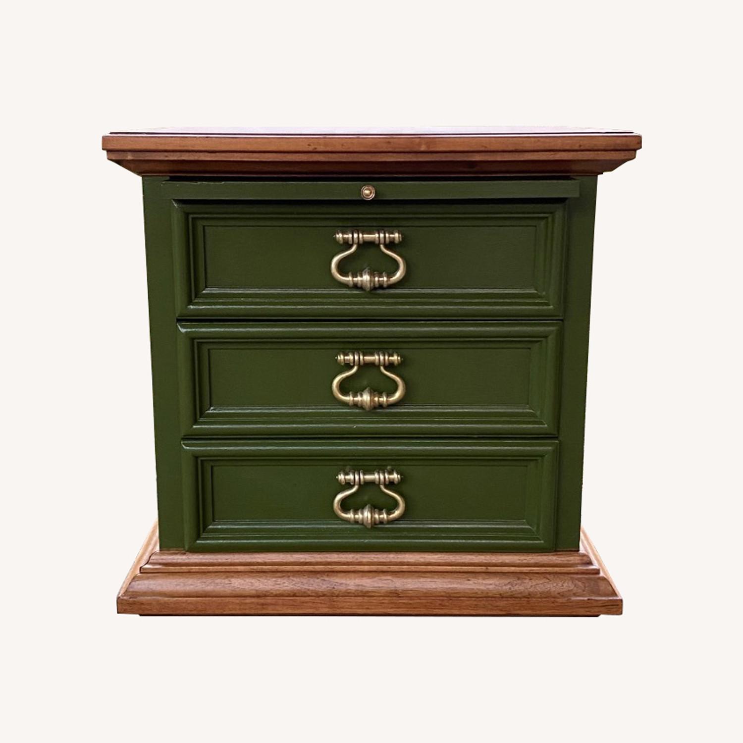 Drexel Valero Green Wood Nightstands - image-0