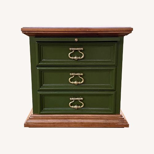 Used Drexel Valero Green Wood Nightstands for sale on AptDeco