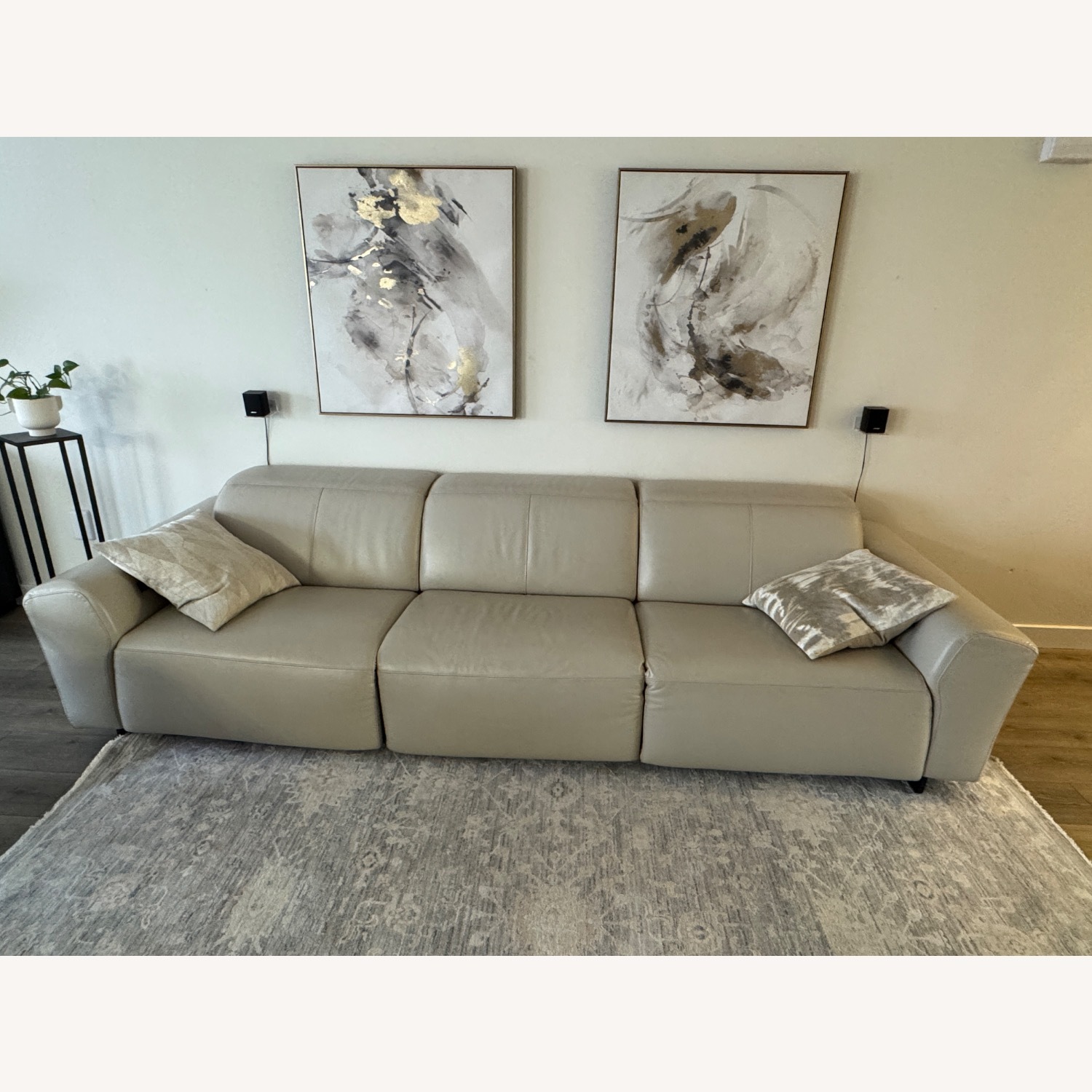Natuzzi Nuvola Natural 3+ Seater Sofa - image-1