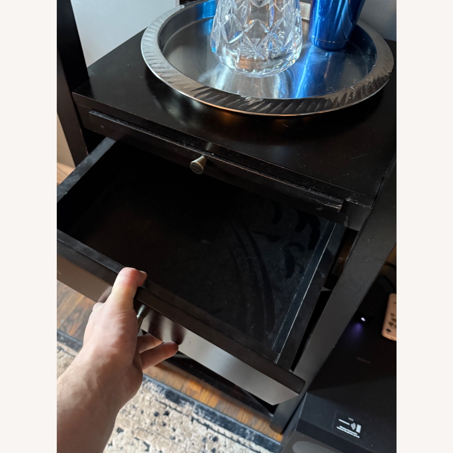 Black Wood Bar Stand  - image-3