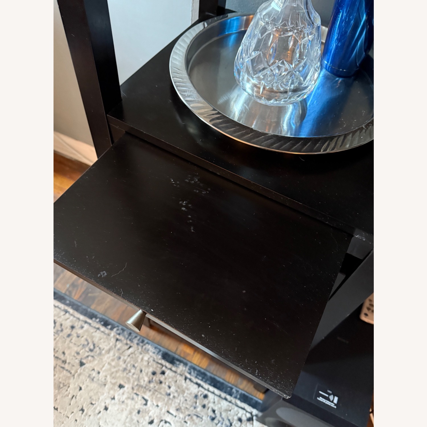 Black Wood Bar Stand  - image-5