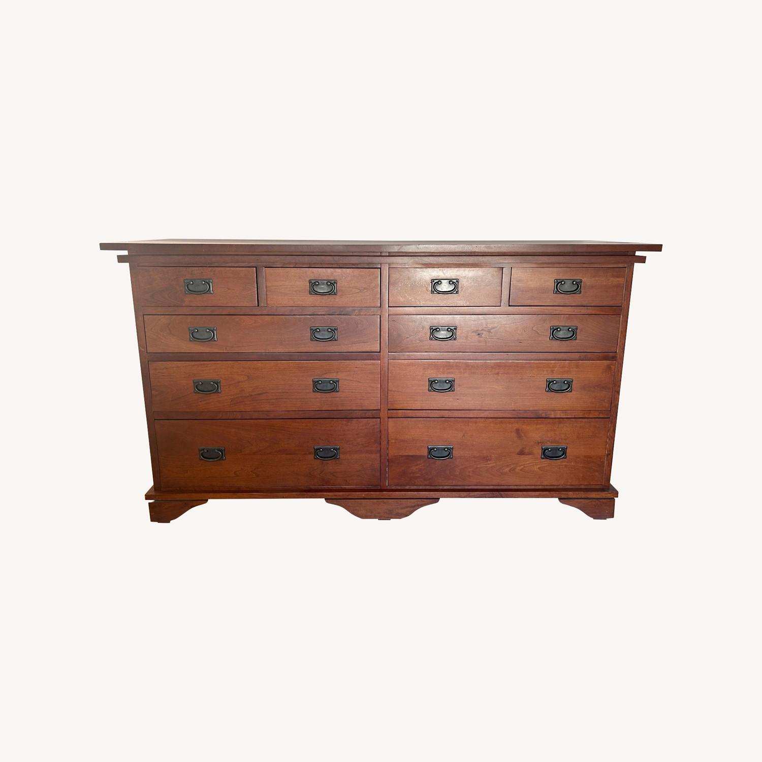 Vintage/Antique Wood Dresser - image-0