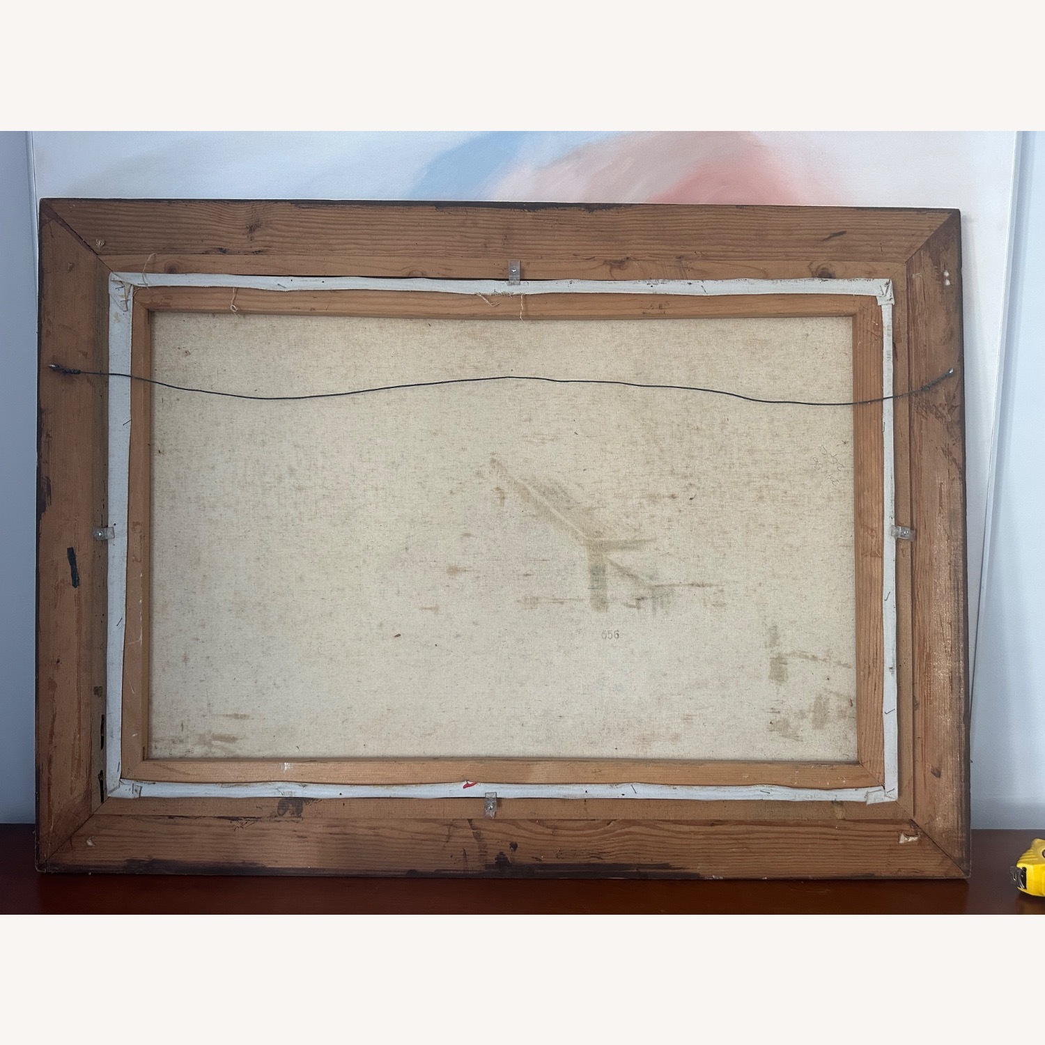 Antique Dark Brown Wall Art - image-11