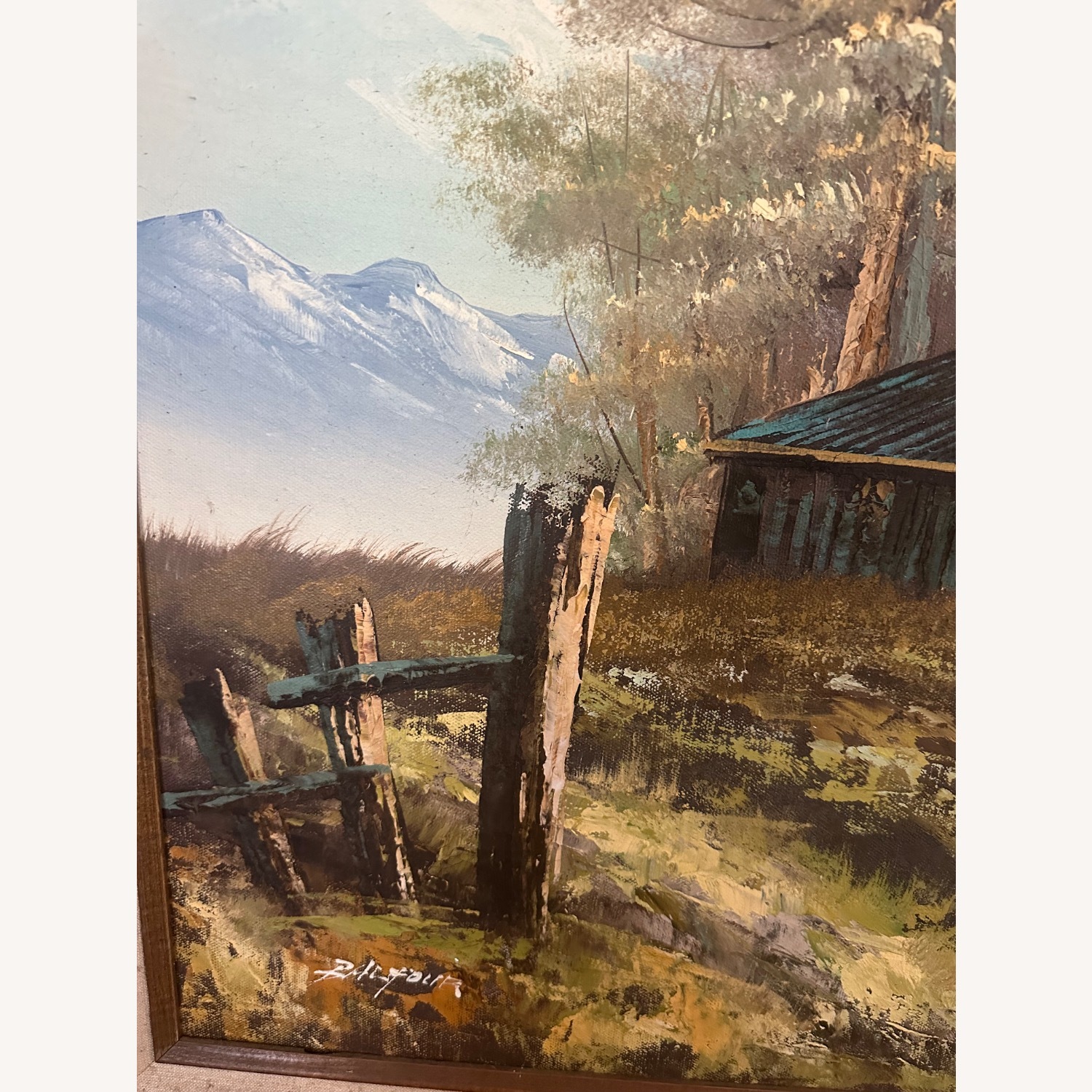 Antique Dark Brown Wall Art - image-6