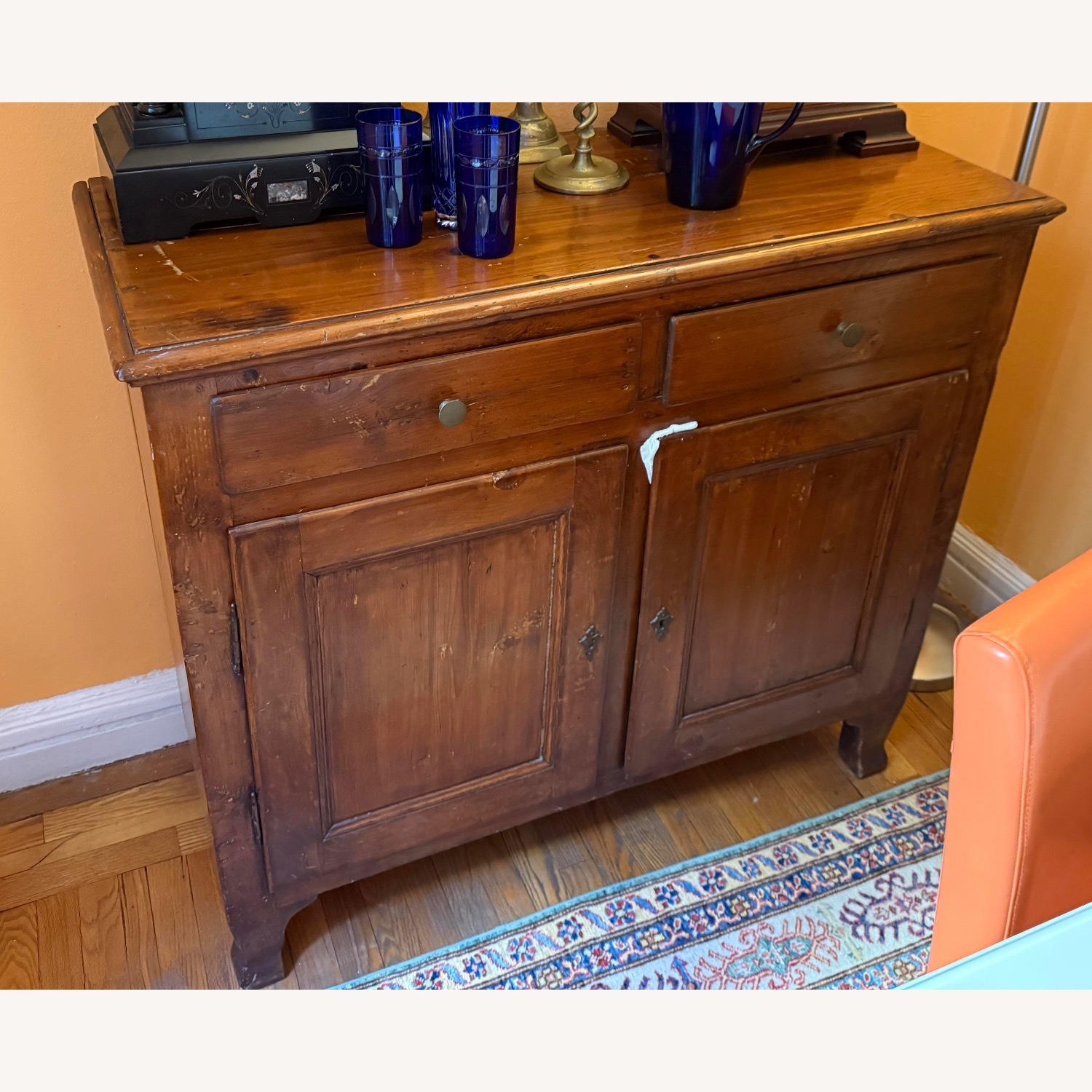 Antique Country Italian Buffet - image-1