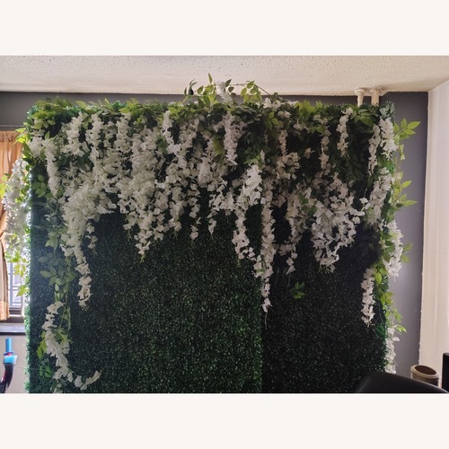 Used Hand Made Grass Wall Panel W Stand for sale on AptDeco