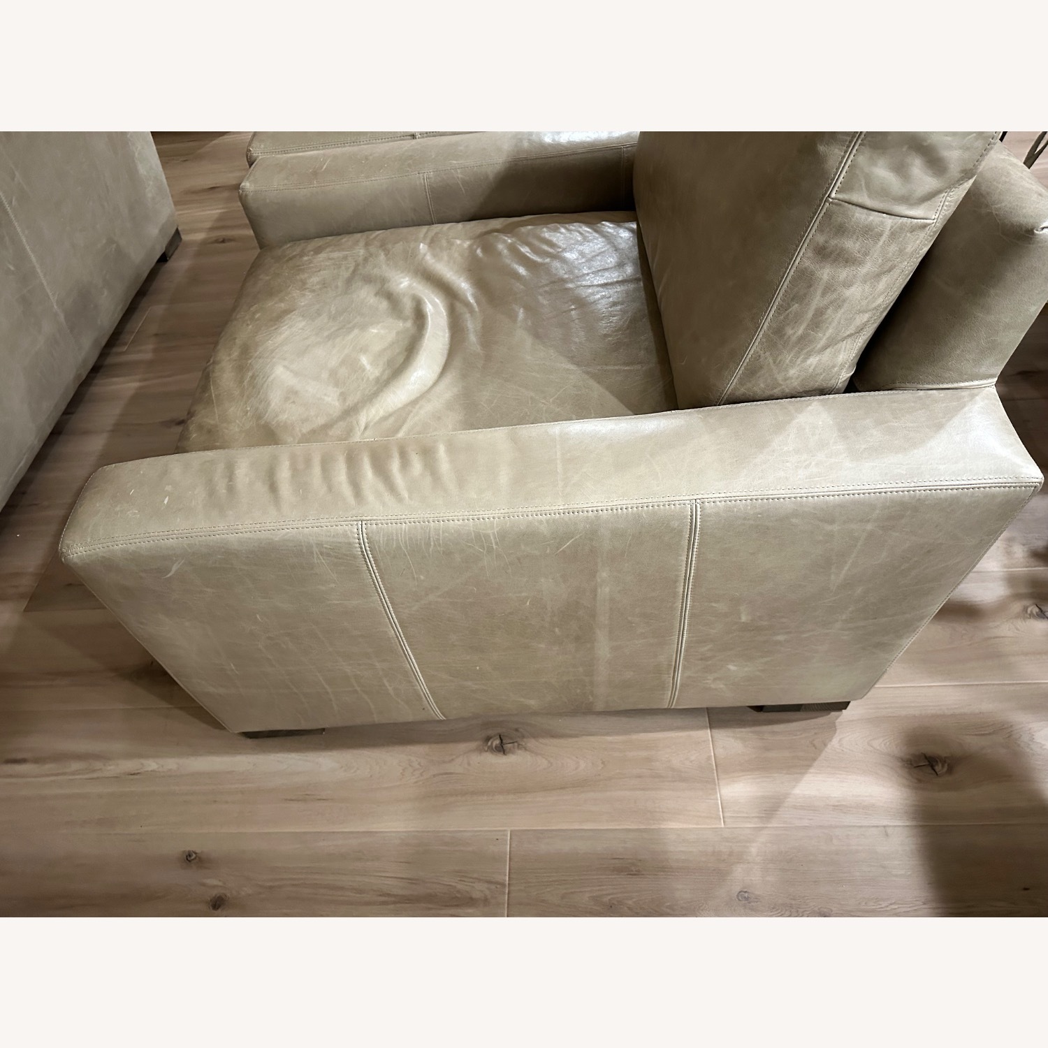 Restoration Hardware Maxwell Luxe Smoke Chair - image-3