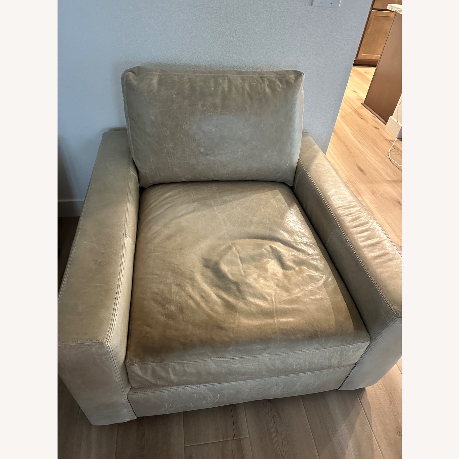 Restoration Hardware Maxwell Luxe Smoke Chair - image-1