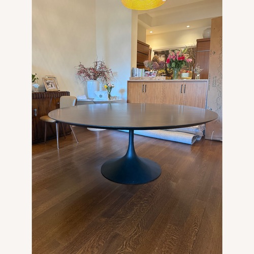 Used Restoration Hardware Aero Dark Brown Wood Dining Table for sale on AptDeco