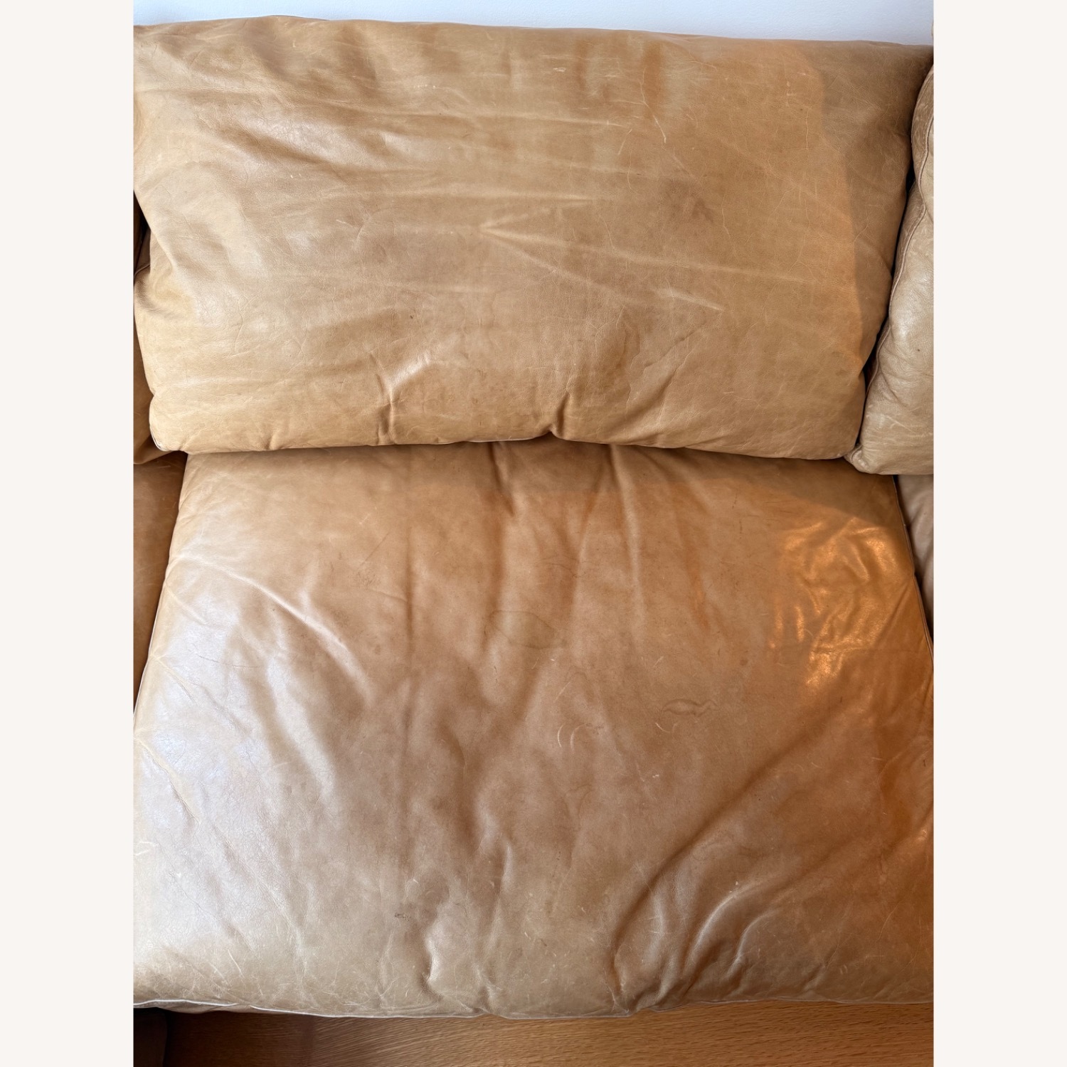 Restoration Hardware Cloud Modular Leather Sofa - image-4