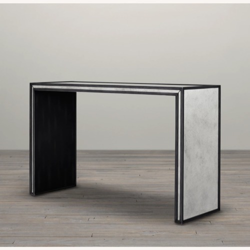 Used Restoration Hardware Mirrored Consule Table for sale on AptDeco