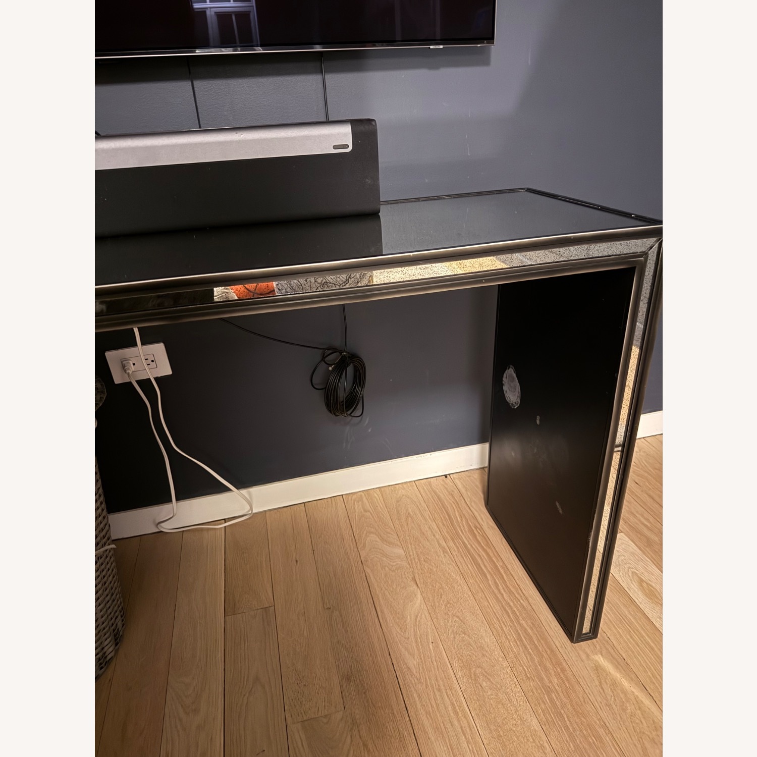 Restoration Hardware Mirrored Consule Table - image-3
